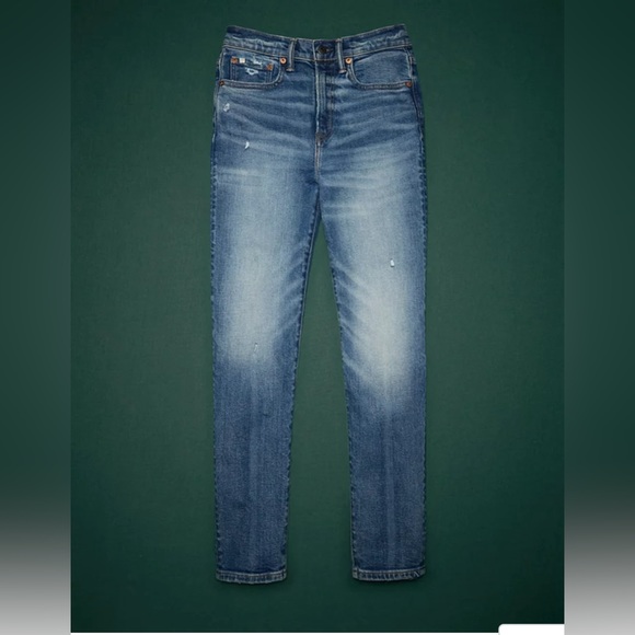 AE77 Premium Mom Jean - 4 Short - Picture 1 of 13